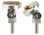 EM-Tec PS15C S-Clip Probenhalter mit 1x S-Clip auf Ø 15 mm Probenteller, Standard Pin